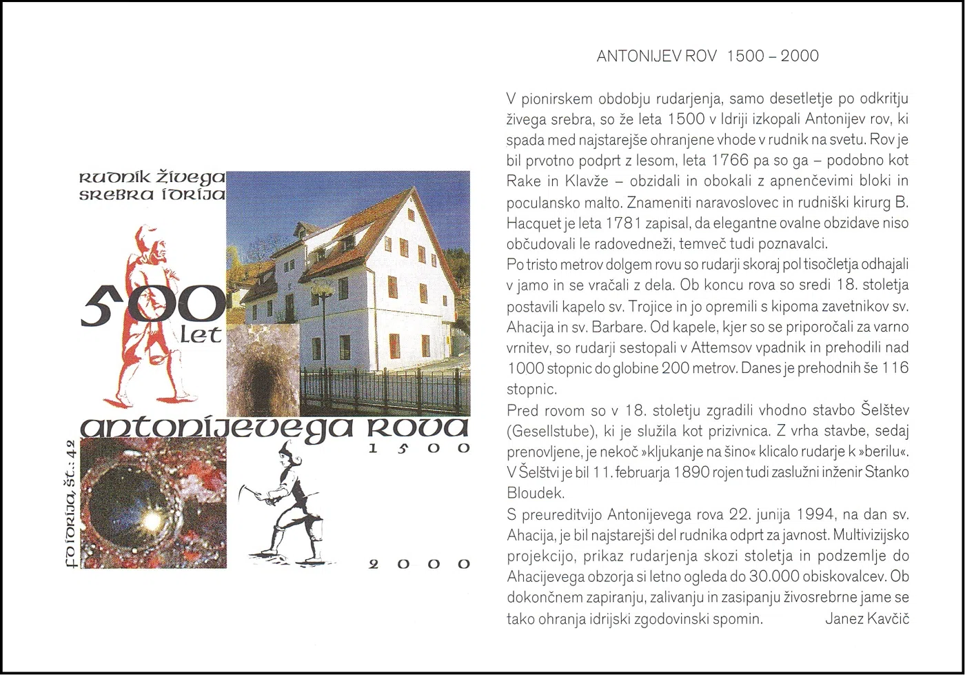 500 LET ANTONIJEVEGA ROVA
